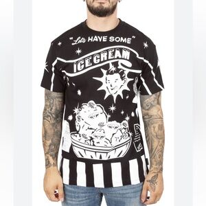 Icecream Shoebox Short Sleeve Knit Tee Size L